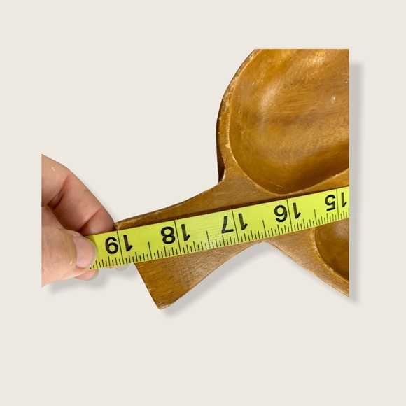 Vintage Monkey Pod Wood Dish - Picture 4 of 5